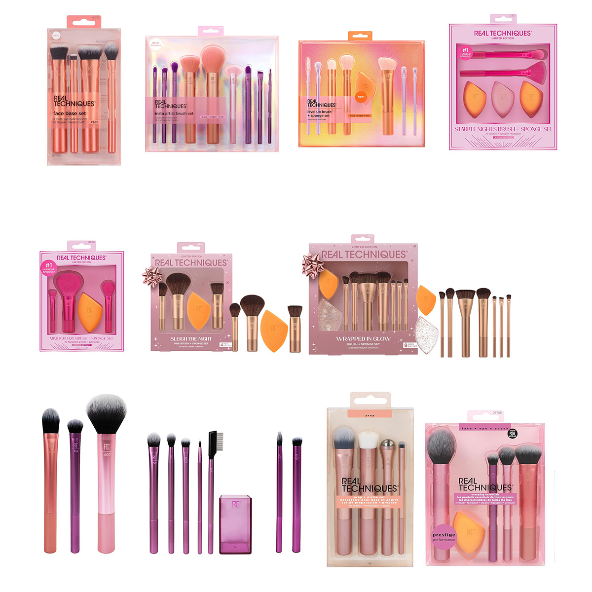 Beauty Blender In Makeup - Kompletny zestaw pędzli do makijażu 1997
