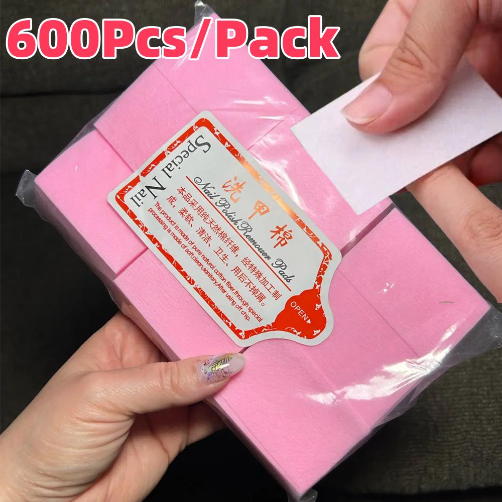 Beauty And Makeup - 600 sztuk/opakowanie Bezpyłowe waciki kosmetyczne do