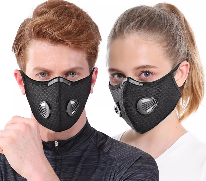 Sheet Face Mask Pack - Maska rowerowa sportowa, wielokrotnego użytku, z