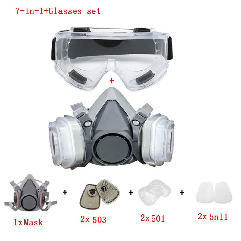 Sheet Face Mask Pack - 6200 Maska przeciwpyłowa na pół twarzy