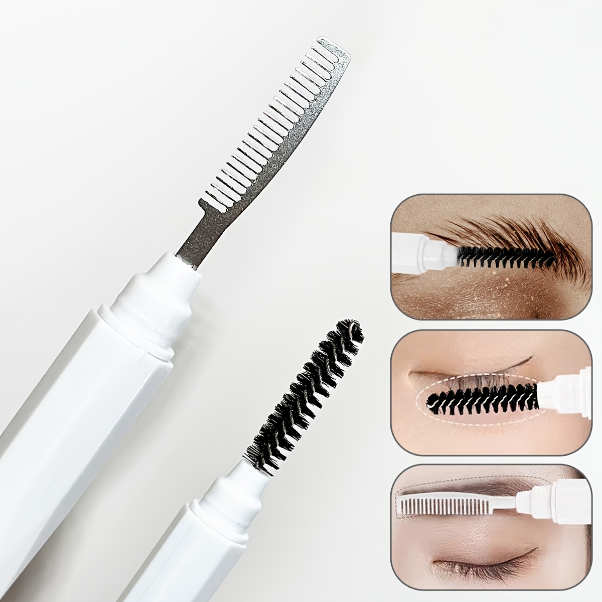 Beauty And Makeup Quotes - Dwustronny grzebień do brwi i rzęs,