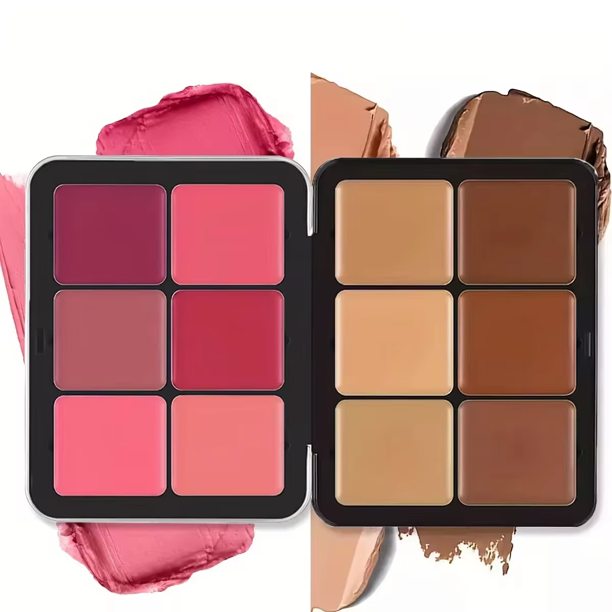 Huda Beauty Makeup Mini Kit - Paleta 12-kolorowych korektorów i różów do