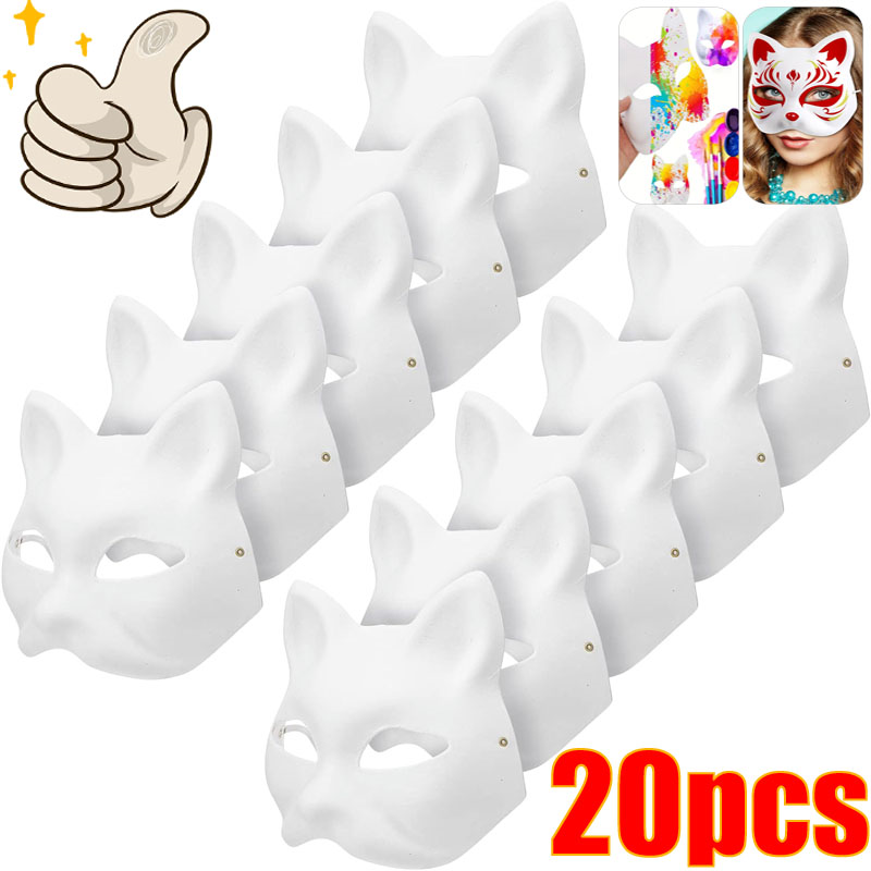 Sheet Face Mask Pack - 1-20 sztuk japońska maska papierowa pusta