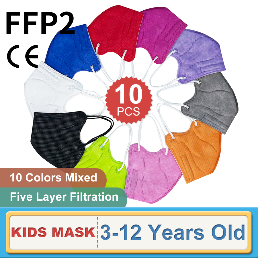 10 sztuk dzieci FFP2 maska ​​n – Sheet Face Mask Pack recenzja i cena