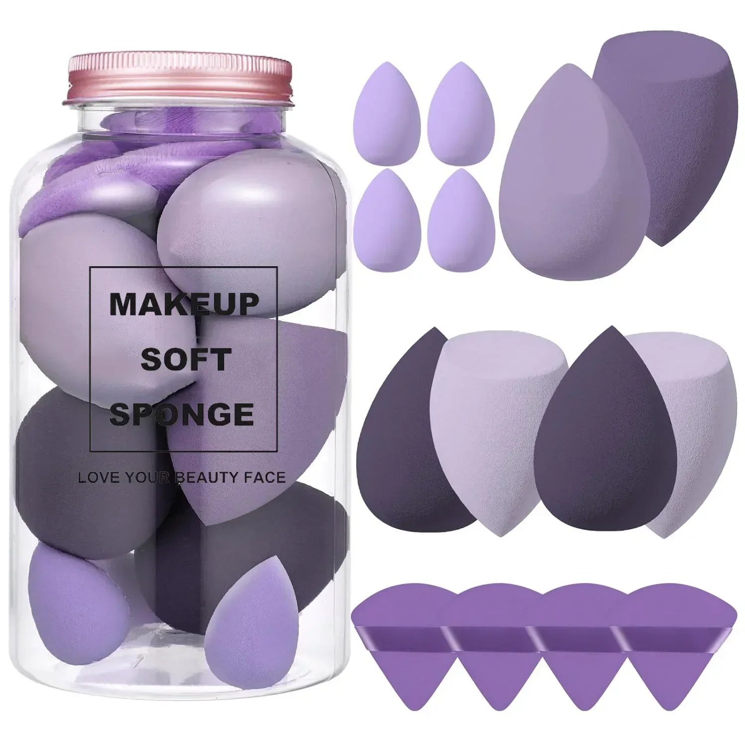 12/14 sztuk gąbka do makijażu  – Beauty Blender In Makeup recenzja i cena