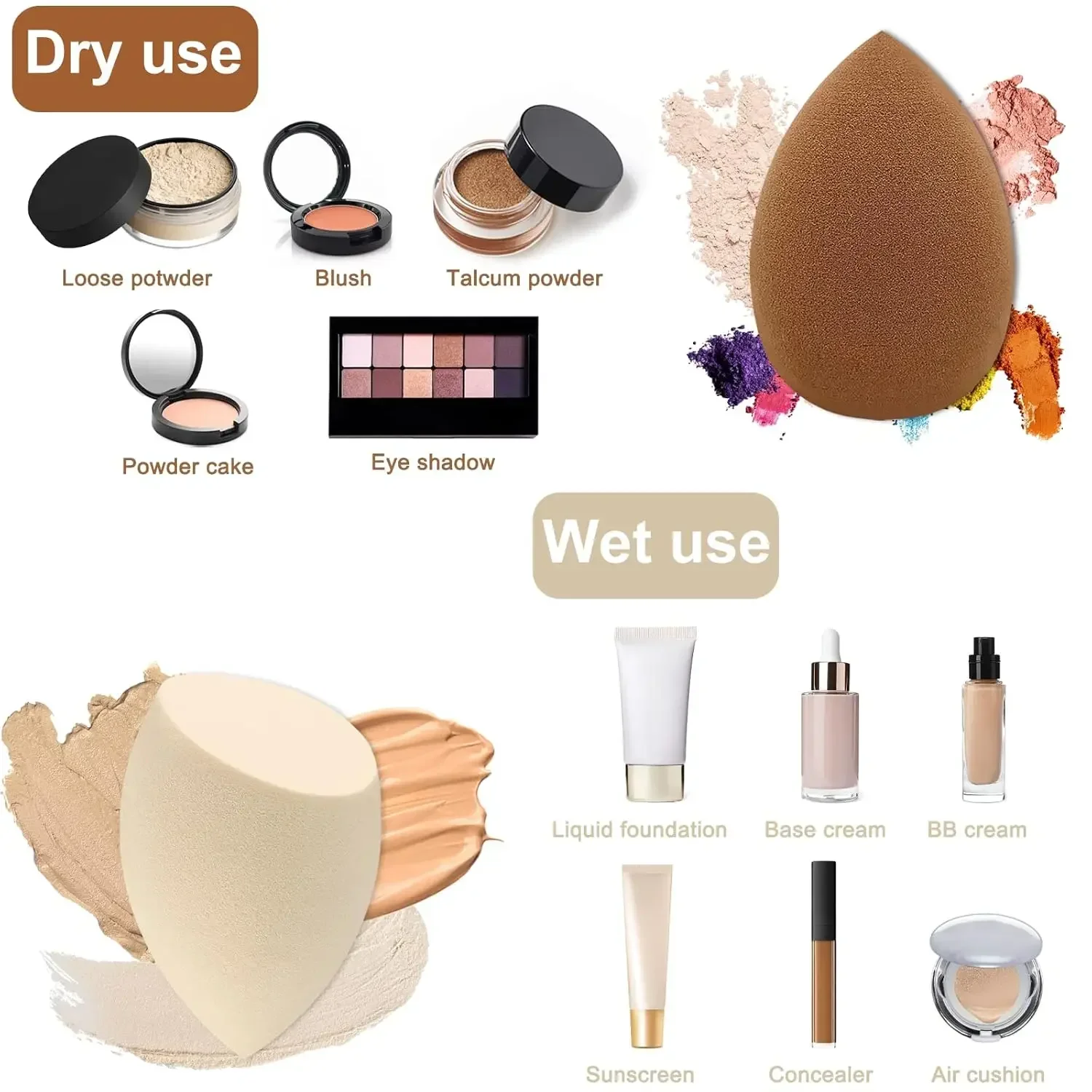 4-częściowe gąbki do makijażu  – Beauty Blender In Makeup recenzja i cena