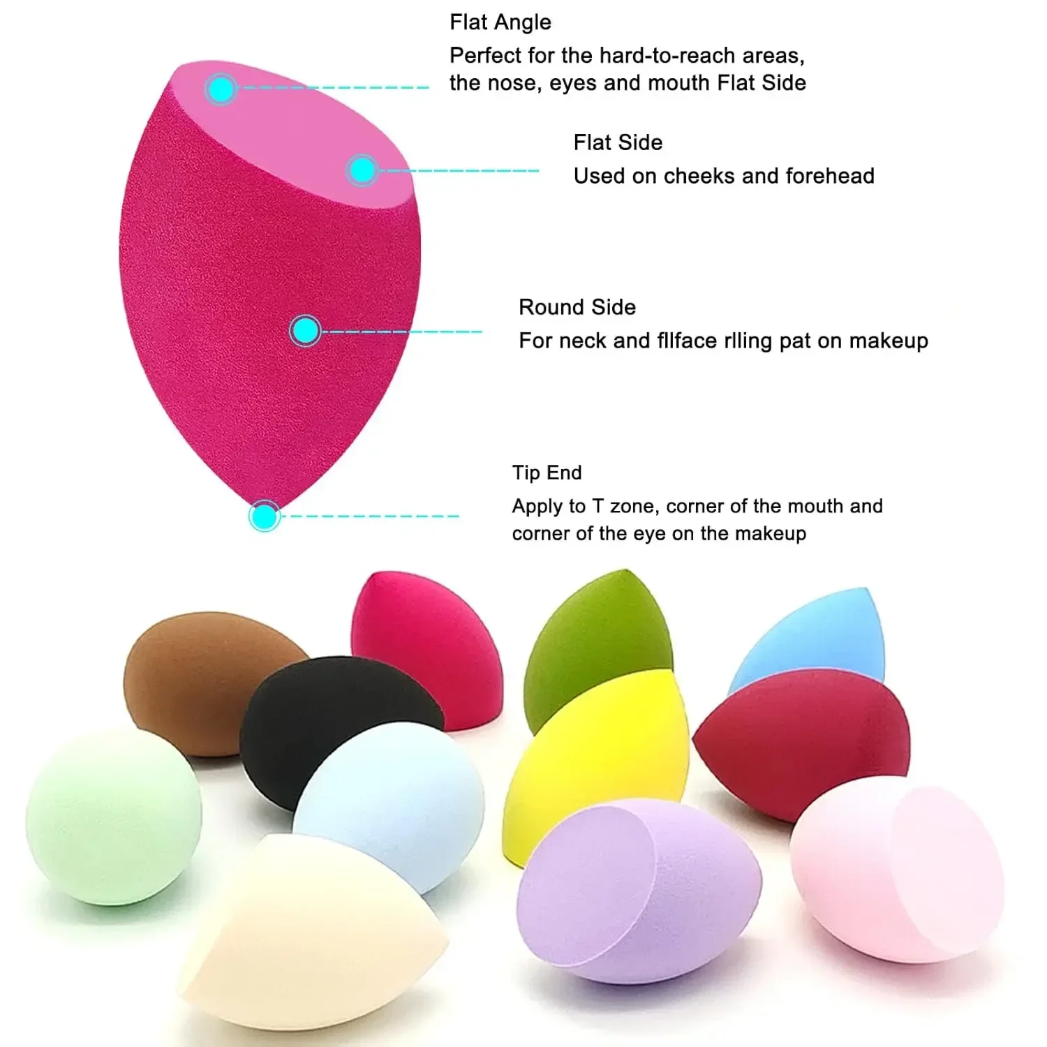 4-częściowe gąbki do makijażu  – Beauty Blender In Makeup recenzja i cena