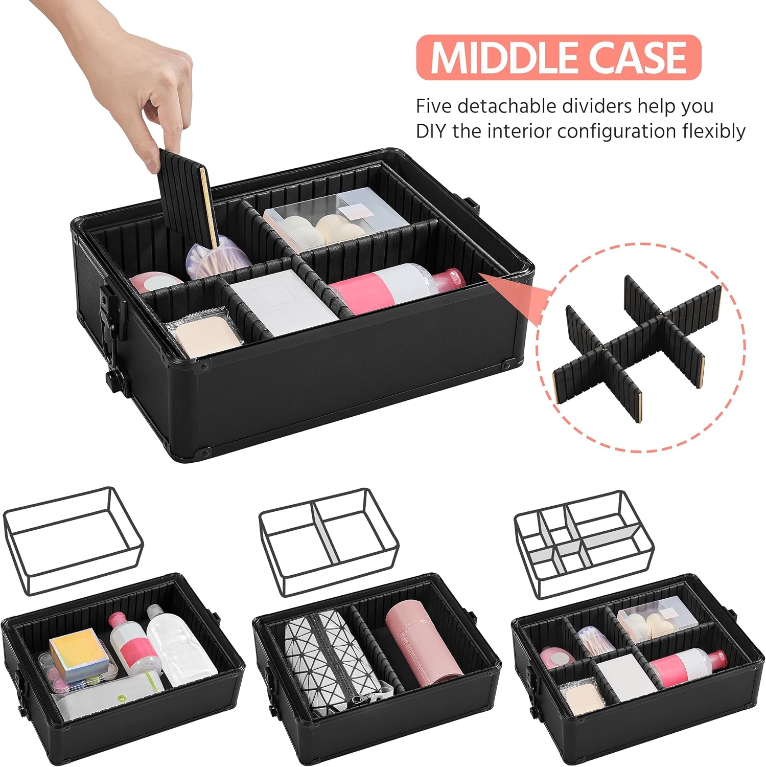 Przenośny wózek na kosmetyki,  – Beauty Makeup Box recenzja i cena